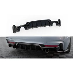 Maxton - Diffuseur Arrière Complet BMW 4 Coupe / Gran Coupe / Cabrio M-Pack F32 / F36 / F33 (Version avec échappements simples d