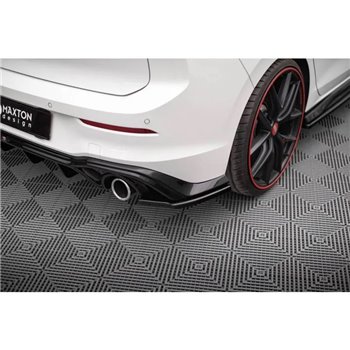 Maxton - Lames De Pare-Chocs Arrière Latérales V.3 Volkswagen Golf GTI Mk8 