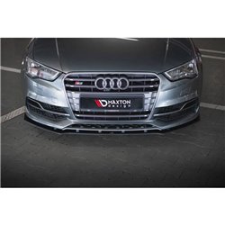 Maxton - Street Pro Lame Du Pare-Chocs Avant Audi S3 / A3 S-Line Sedan 8V Noir