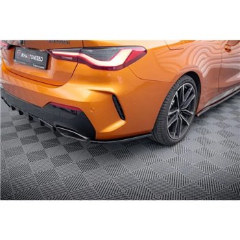 Maxton - Lames De Pare-Chocs Arrière Latérales V.1 BMW 4 M440i G22 / G23 / G22 Facelift / G23 Facelift 