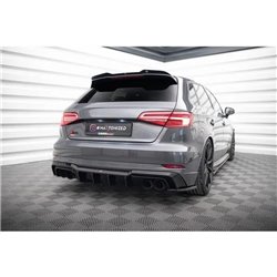 Maxton - Lames De Pare-Chocs Arrière Latérales V.2 Audi S3 / A3 S-Line Sportback 8V Facelift 