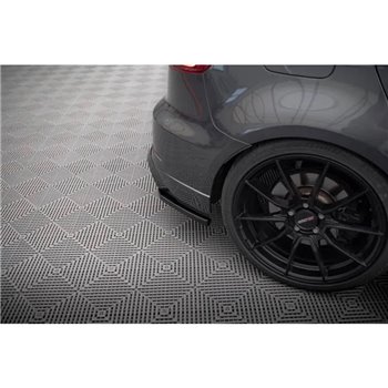 Maxton - Lames De Pare-Chocs Arrière Latérales V.2 Audi S3 / A3 S-Line Sportback 8V Facelift 