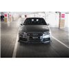Maxton - Street Pro Lame Du Pare-Chocs Avant Audi S3 / A3 S-Line Sedan 8V Noir + Rabats Brillant 