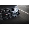 Maxton - Street Pro Lame Du Pare-Chocs Avant Audi S3 / A3 S-Line Sedan 8V Noir + Rabats Brillant 