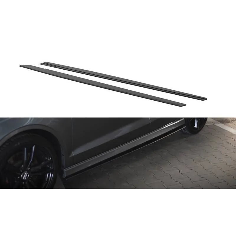 Maxton - Street Pro Rajouts Des Bas De Caisse Audi S3 / A3 S-Line Sedan 8V Noir