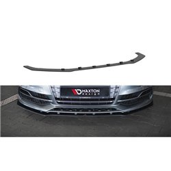Maxton - Street Pro Lame Du Pare-Chocs Avant Audi S3 / A3 S-Line Sedan 8V Noir-Rouge