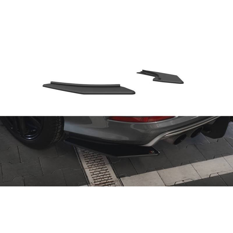 Maxton - Street Pro Lame Du Pare Chocs Arriere Audi S3 Sedan 8V Noir-Rouge