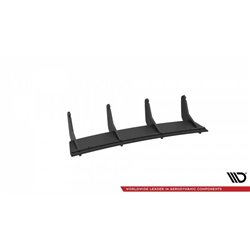 Maxton - Street Pro Central Diffuseur Arriere Audi S3 Sedan 8V Noir-Rouge