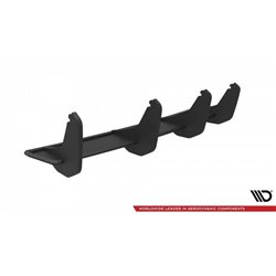 Maxton - Street Pro Central Diffuseur Arriere Audi S3 Sedan 8V Noir-Rouge