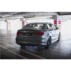 Maxton - Street Pro Central Diffuseur Arriere Audi S3 Sedan 8V Noir