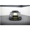 Maxton - Street Pro Lame Du Pare-Chocs Avant Ford Mustang GT Mk6 Noir-Rouge + Rabats Brillant