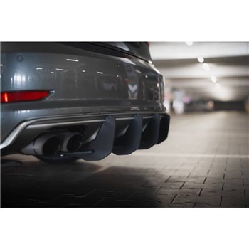 Maxton - Street Pro Central Diffuseur Arriere Audi S3 Sedan 8V Rouge