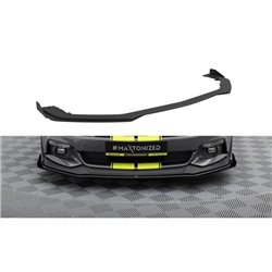 Maxton - Street Pro Lame Du Pare-Chocs Avant Ford Mustang GT Mk6 Noir + Rabats Brillant