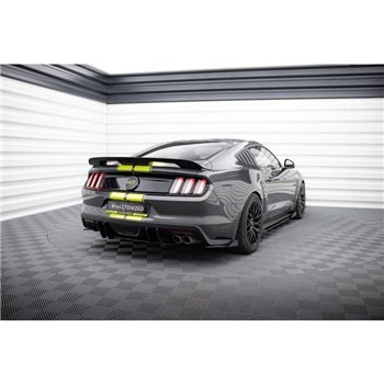 Maxton - Street Pro Central Diffuseur Arriere Ford Mustang GT Mk6 Roush Performance Noir