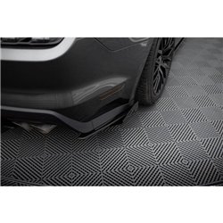 Maxton - Street Pro Lame Du Pare Chocs Arriere Ford Mustang GT Mk6 Noir-Rouge + Rabats Brillant