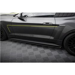 Maxton - Street Pro Rajouts Des Bas De Caisse Ford Mustang GT Mk6 Noir