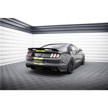 Maxton - Street Pro Lame Du Pare Chocs Arriere Ford Mustang GT Mk6 Noir