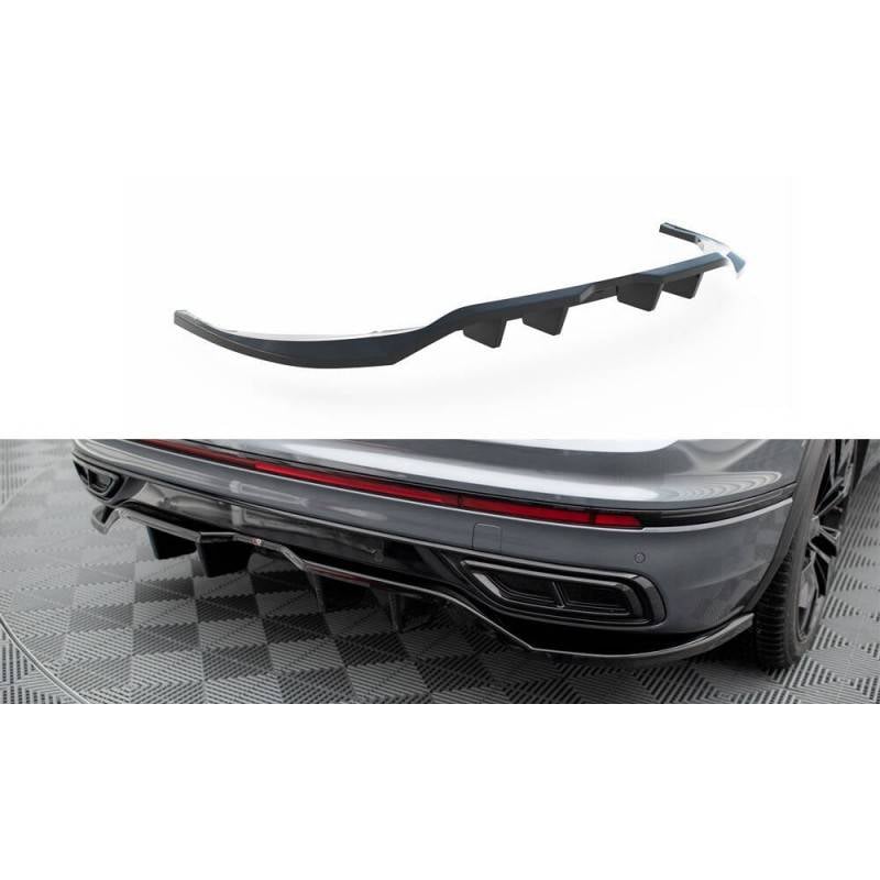 Maxton - Arriere Splitter (avec une barre verticale) Volkswagen Tiguan Allspace R-Line Mk2 Facelift