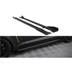 Maxton - Street Pro Rajouts Des Bas De Caisse Ford Mustang GT Mk6 Noir + Rabats Brillant