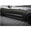 Maxton - Street Pro Rajouts Des Bas De Caisse Ford Mustang GT Mk6 Noir + Rabats Brillant 