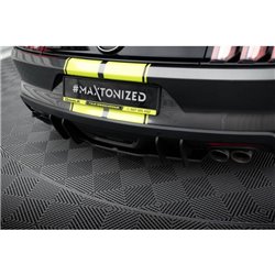Maxton - Street Pro Central Diffuseur Arriere Ford Mustang GT Mk6 Roush Performance Rouge