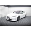Maxton - Lame Du Pare-Chocs Avant V.3 Tesla Model S Plaid Mk1 Facelift 
