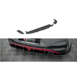 Maxton - Street Pro Central Diffuseur Arriere Hyundai I30 Fastback N-Line Mk3 Facelift Noir