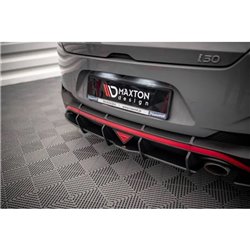 Maxton - Street Pro Central Diffuseur Arriere Hyundai I30 Fastback N-Line Mk3 Facelift Noir
