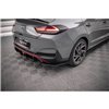 Maxton - Street Pro Central Diffuseur Arriere Hyundai I30 Fastback N-Line Mk3 Facelift Noir