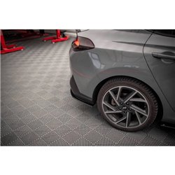 Maxton - Street Pro Central Diffuseur Arriere Hyundai I30 Fastback N-Line Mk3 Facelift Noir