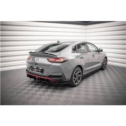 Maxton - Street Pro Central Diffuseur Arriere Hyundai I30 Fastback N-Line Mk3 Facelift Noir