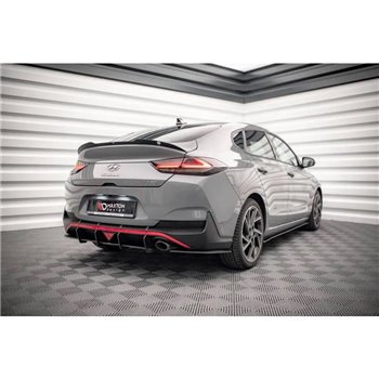 Maxton - Street Pro Central Diffuseur Arriere Hyundai I30 Fastback N-Line Mk3 Facelift Noir