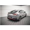 Maxton - Street Pro Central Diffuseur Arriere Hyundai I30 Fastback N-Line Mk3 Facelift Rouge