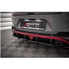 Maxton - Street Pro Lame Du Pare Chocs Arriere Hyundai I30 Fastback N-Line Mk3 Facelift Noir + Rabats Brillant 