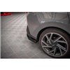 Maxton - Street Pro Lame Du Pare Chocs Arriere Hyundai I30 Fastback N-Line Mk3 Facelift Noir + Rabats Brillant 