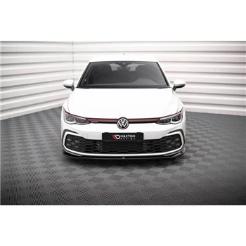 Maxton - Lame Du Pare-Chocs Avant V.7 Volkswagen Golf GTI / GTE / GTD / R-Line Mk8 