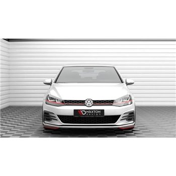 Maxton - Lames De Pare-Chocs Avant Latérales Volkswagen Golf GTI Mk7 Facelift Rouge