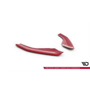Maxton - Lames De Pare-Chocs Avant Latérales Volkswagen Golf GTI Mk7 Facelift Rouge
