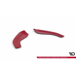 Maxton - Lames De Pare-Chocs Avant Latérales Volkswagen Golf GTI Mk7 Facelift Rouge