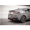 Maxton - Street Pro Lame Du Pare Chocs Arriere Hyundai I30 Fastback N-Line Mk3 Facelift Rouge + Rabats Brillant