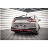 Maxton - Street Pro Lame Du Pare Chocs Arriere Hyundai I30 Fastback N-Line Mk3 Facelift Rouge + Rabats Brillant