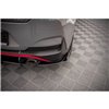 Maxton - Street Pro Lame Du Pare Chocs Arriere Hyundai I30 Fastback N-Line Mk3 Facelift Rouge + Rabats Brillant