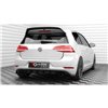 Maxton - Lames De Pare-Chocs Arrière Latérales V.2 Volkswagen Golf GTI Mk7 Facelift Rouge