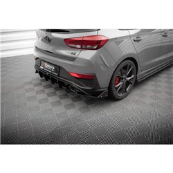Maxton - Lames De Pare-Chocs Arrière Latérales V.4 Hyundai I30 N Hatchback Mk3 Facelift 