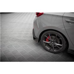 Maxton - Lames De Pare-Chocs Arrière Latérales V.4 Hyundai I30 N Hatchback Mk3 Facelift 