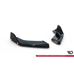 Maxton - Lames De Pare-Chocs Arrière Latérales V.4 Hyundai I30 N Hatchback Mk3 Facelift 