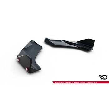 Maxton - Lames De Pare-Chocs Arrière Latérales V.4 Hyundai I30 N Hatchback Mk3 Facelift 
