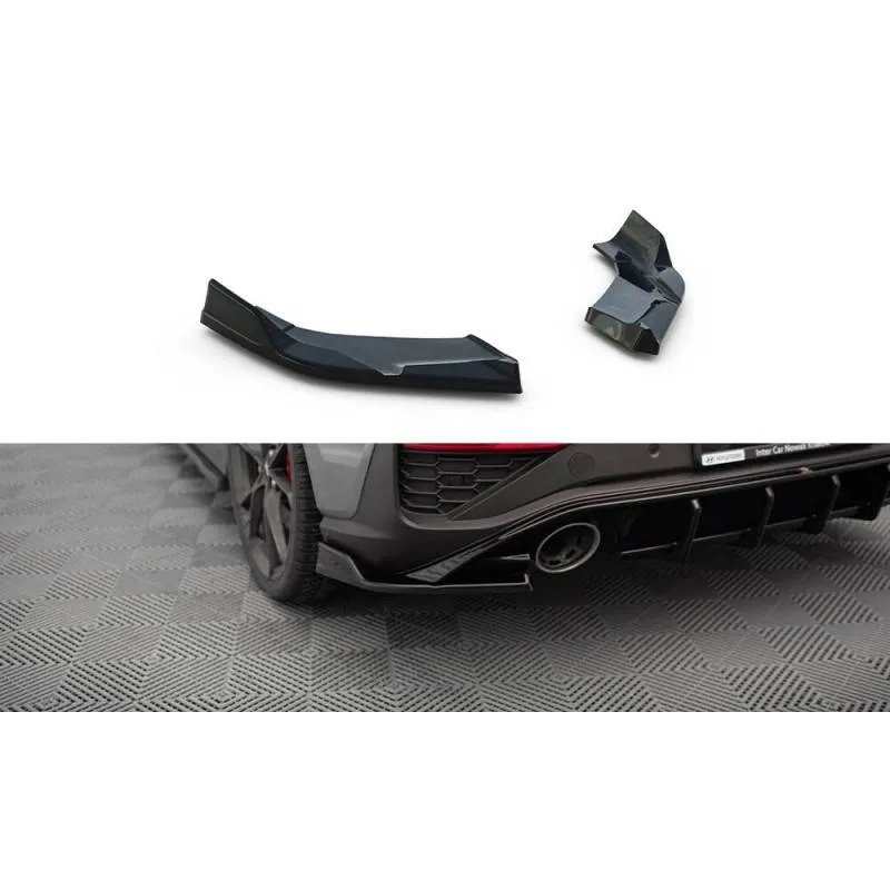 Maxton - Lames De Pare-Chocs Arrière Latérales V.6 Hyundai I30 N Hatchback Mk3 Facelift