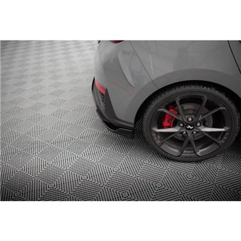 Maxton - Lames De Pare-Chocs Arrière Latérales V.6 Hyundai I30 N Hatchback Mk3 Facelift 