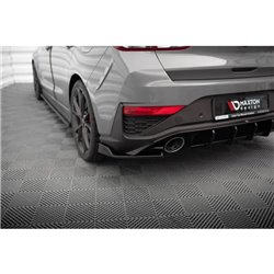 Maxton - Lames De Pare-Chocs Arrière Latérales V.6 Hyundai I30 N Hatchback Mk3 Facelift 